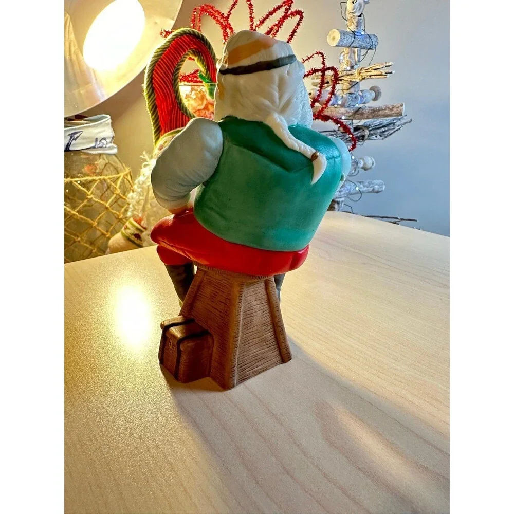 Hallmark Santa 1989 Toymaker #4 - Sailboat from Santa - Figurine